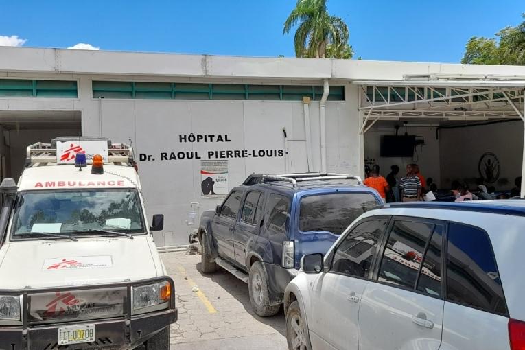  L’organisation Médecins Sans Frontières contraint de suspendre ses activités à l’hôpital Raoul Pierre Louis suite à l’assassinat d’un patient