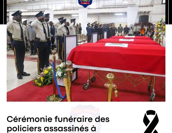  Funérailles des policiers assassinés à Thomassin