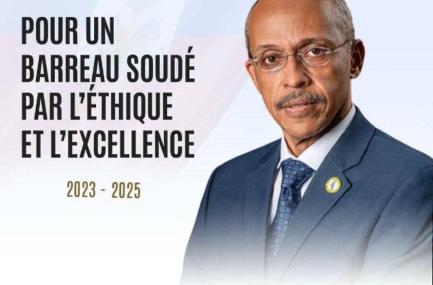  Me Patrick Pierre-Louis élu largement Bâtonnier de l’Ordre de Port-au-Prince