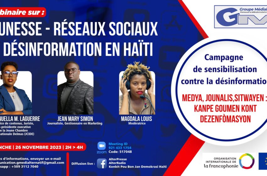  Le Groupe Médialternatif sensibilise contre la désinformation en Haïti