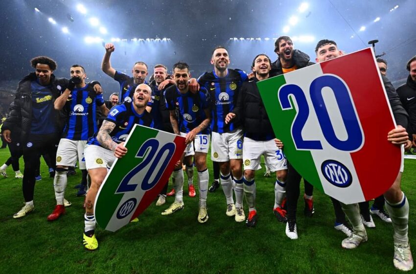  L’Inter Milan remporte le scudetto et s’empare de sa deuxième étoile
