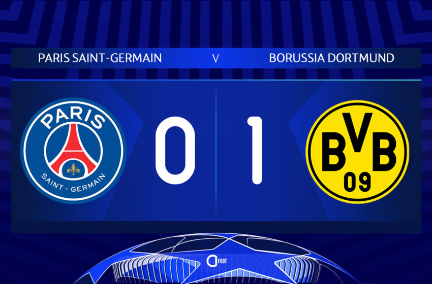  Le BVB Dortmund sort le PSG (1-0) de la Ligue des Champions